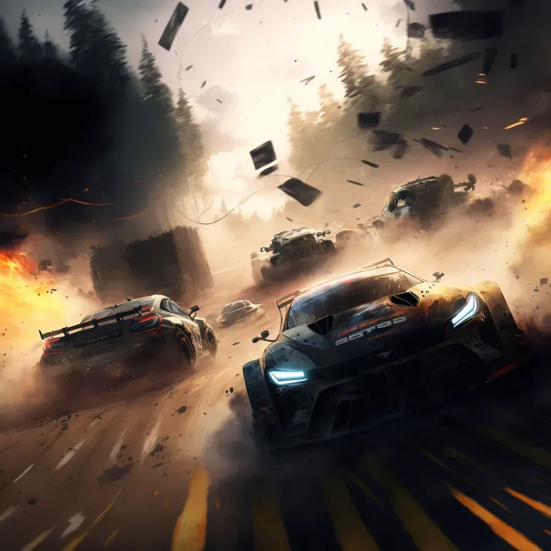 Racing Vehicles Game Art