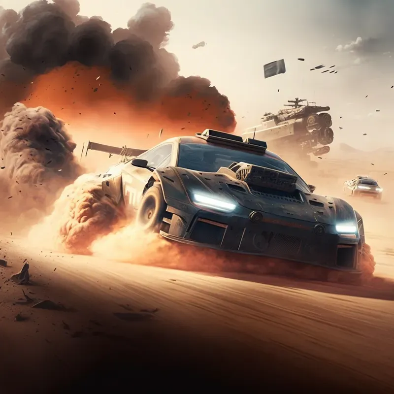 Racing Vehicles Game Art