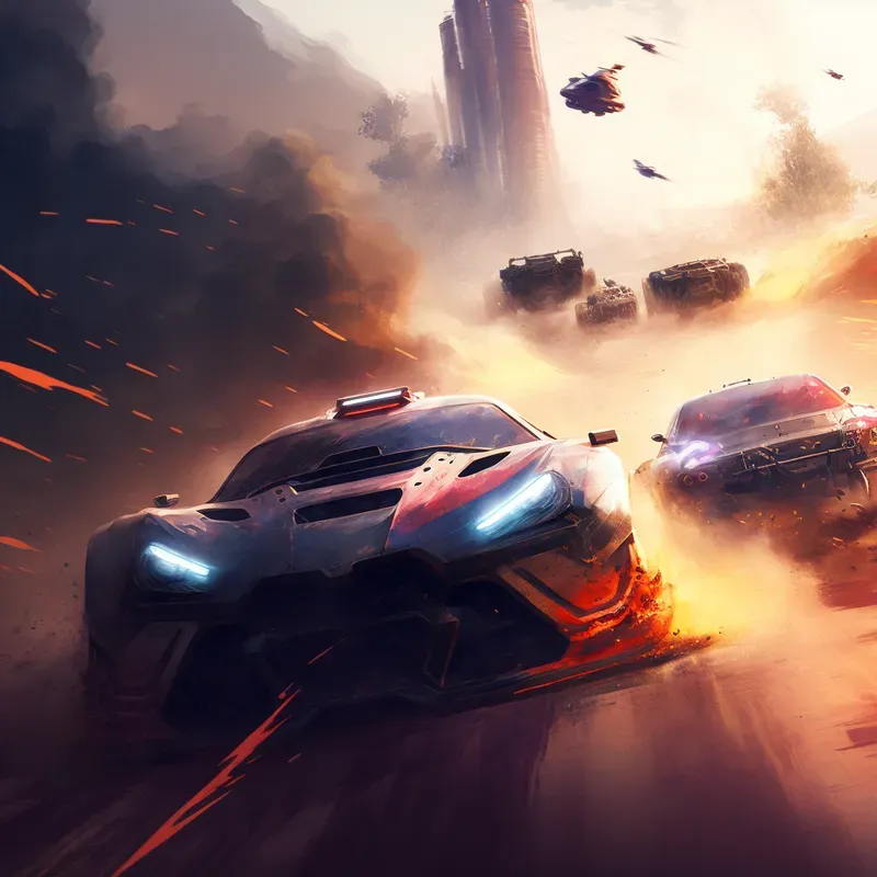 Racing Vehicles Game Art