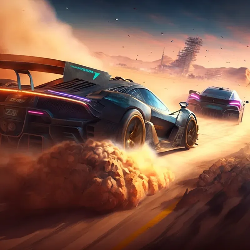 Racing Vehicles Game Art