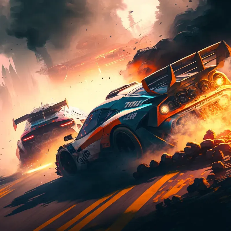 Racing Vehicles Game Art