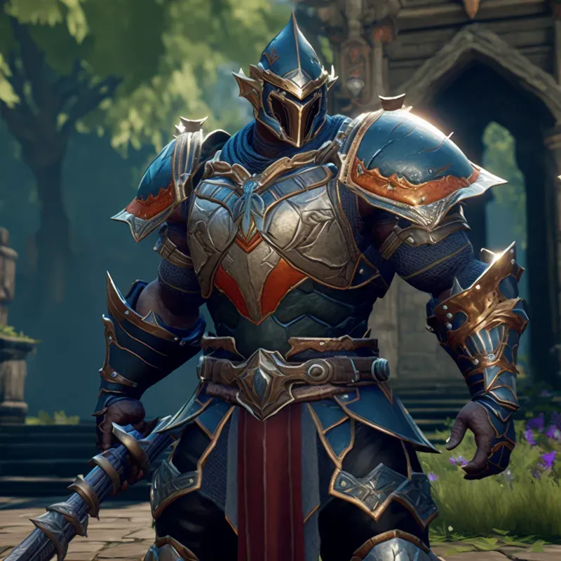 Armored Characters With Weapons