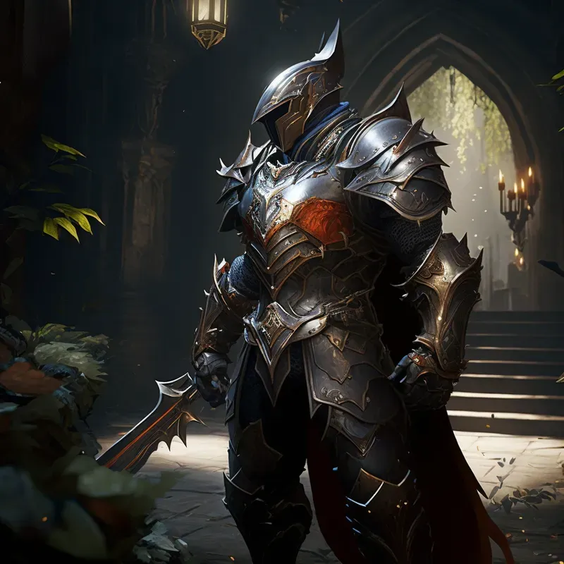 Armored Characters With Weapons