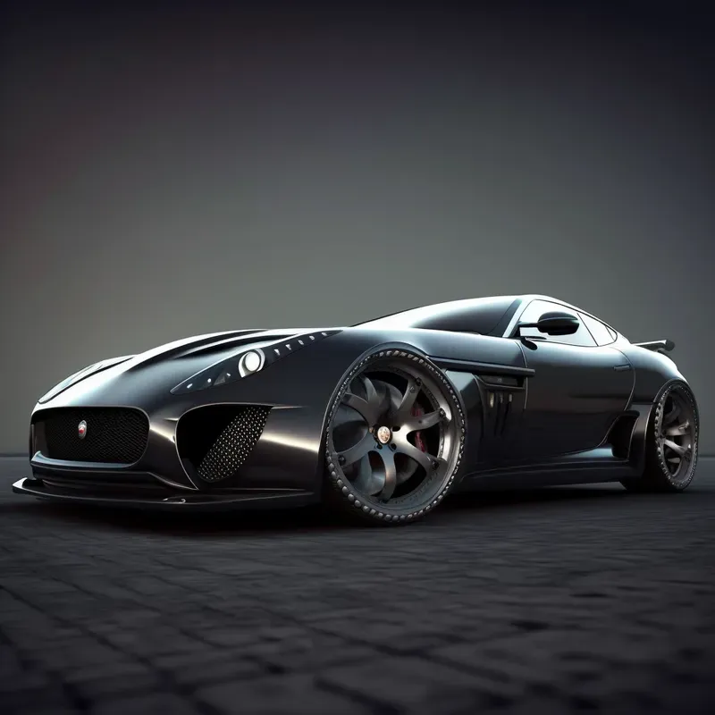 3D Render Sports Cars