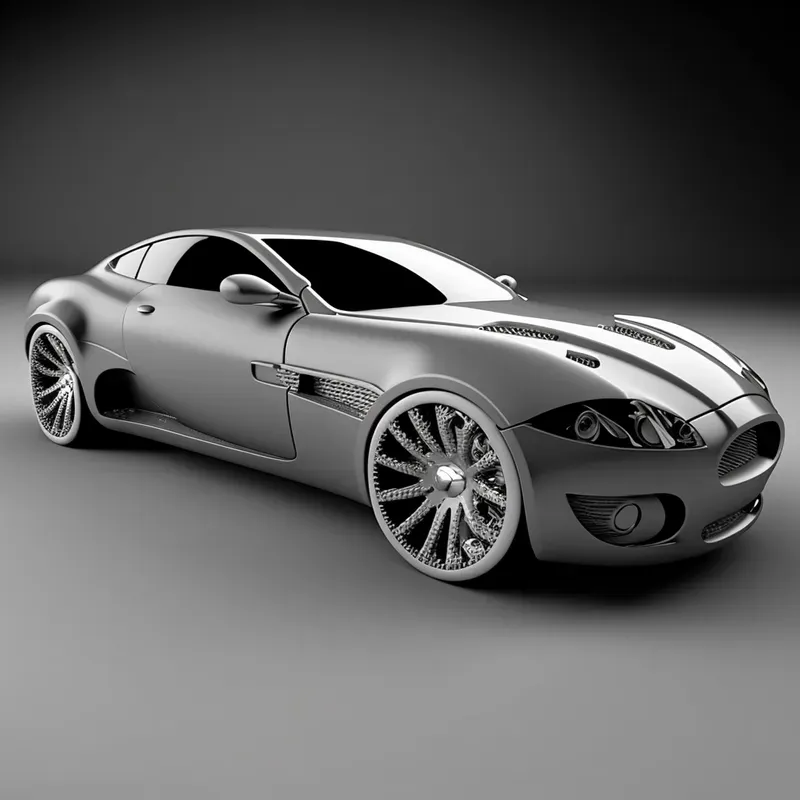 3D Render Sports Cars