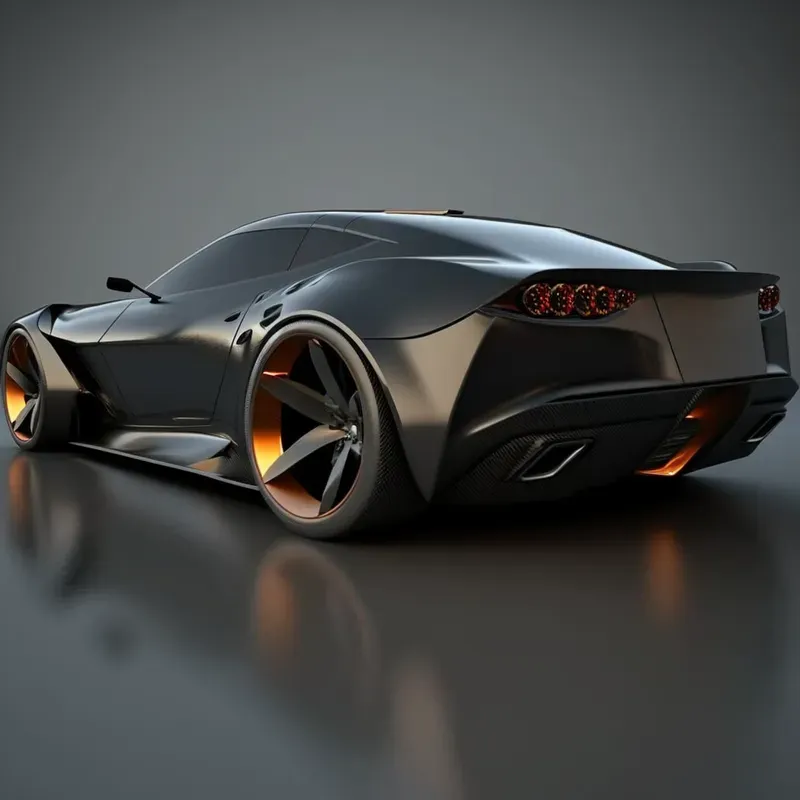 3D Render Sports Cars
