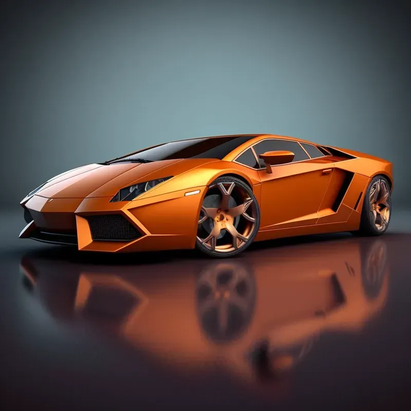 3D Render Sports Cars