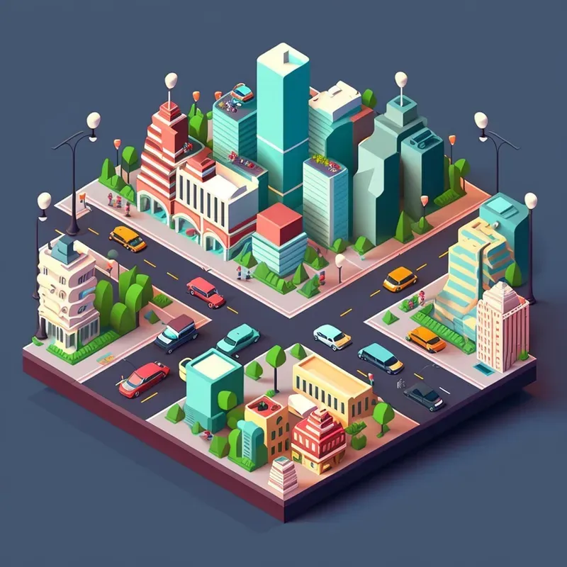 Isometric Cityscapes