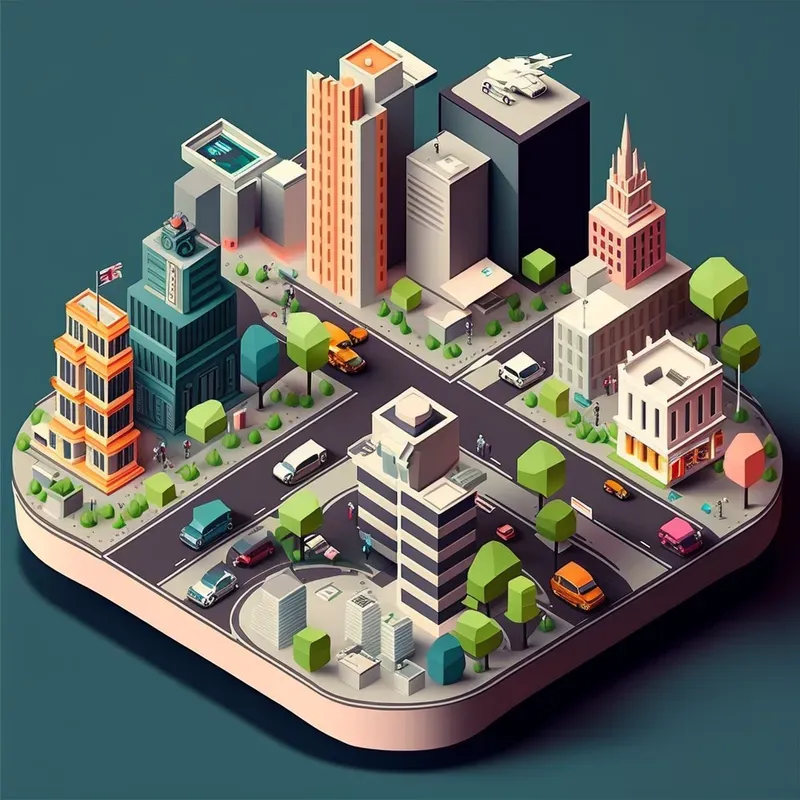 Isometric Cityscapes