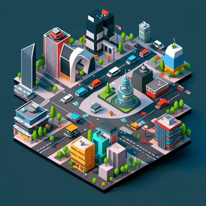 Isometric Cityscapes