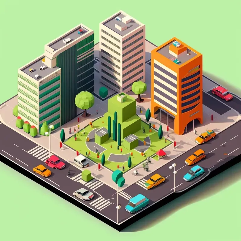 Isometric Cityscapes