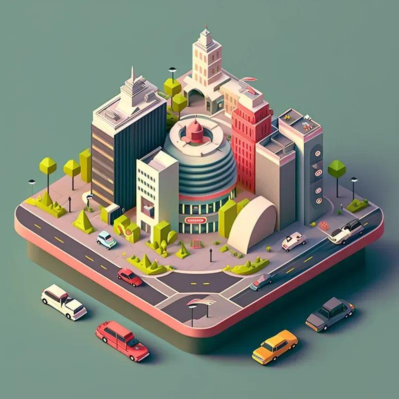 Isometric Cityscapes