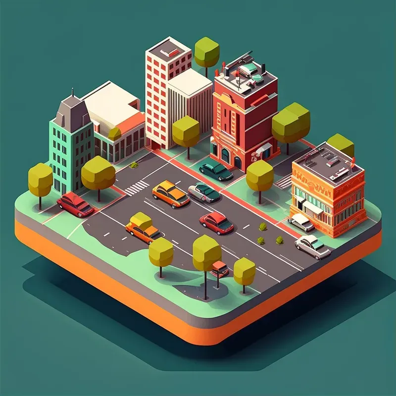 Isometric Cityscapes