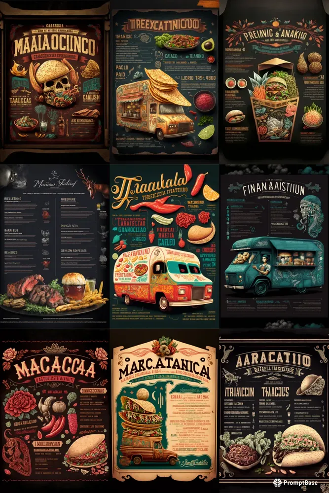 Food Truck Menus