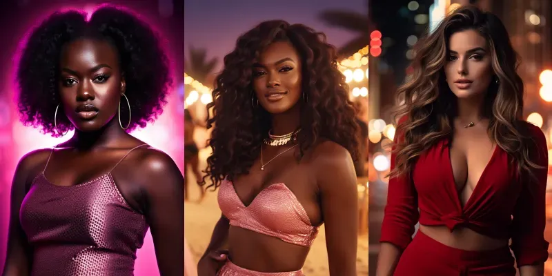 Supermodel Fashion Photoshoots generated by undefined