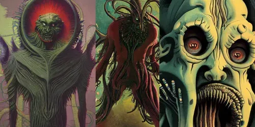Strange Monsters generated by stable-diffusion