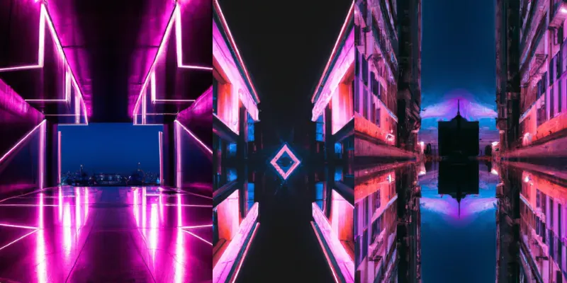 Symmetrical Synthwaves generated by undefined