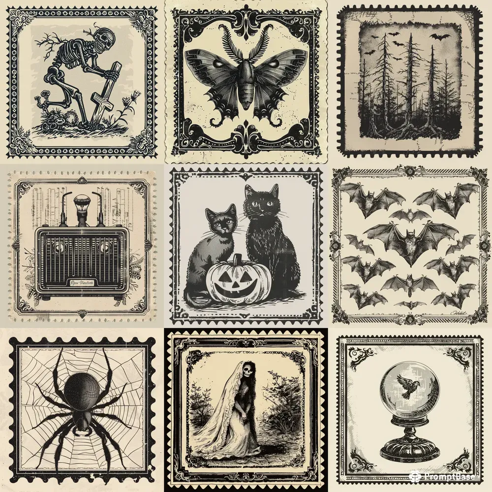 Vintage Postage Stamps