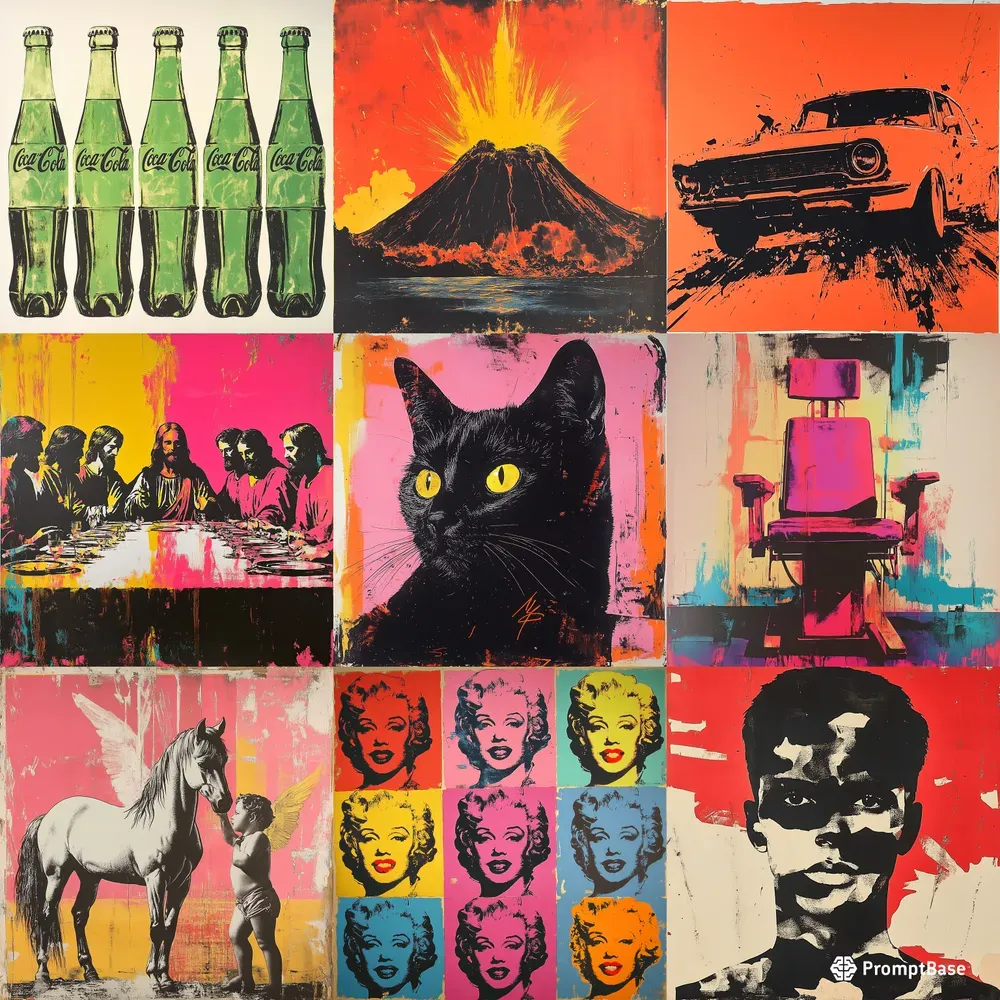 Echoes Of Andy Warhol Pop Art