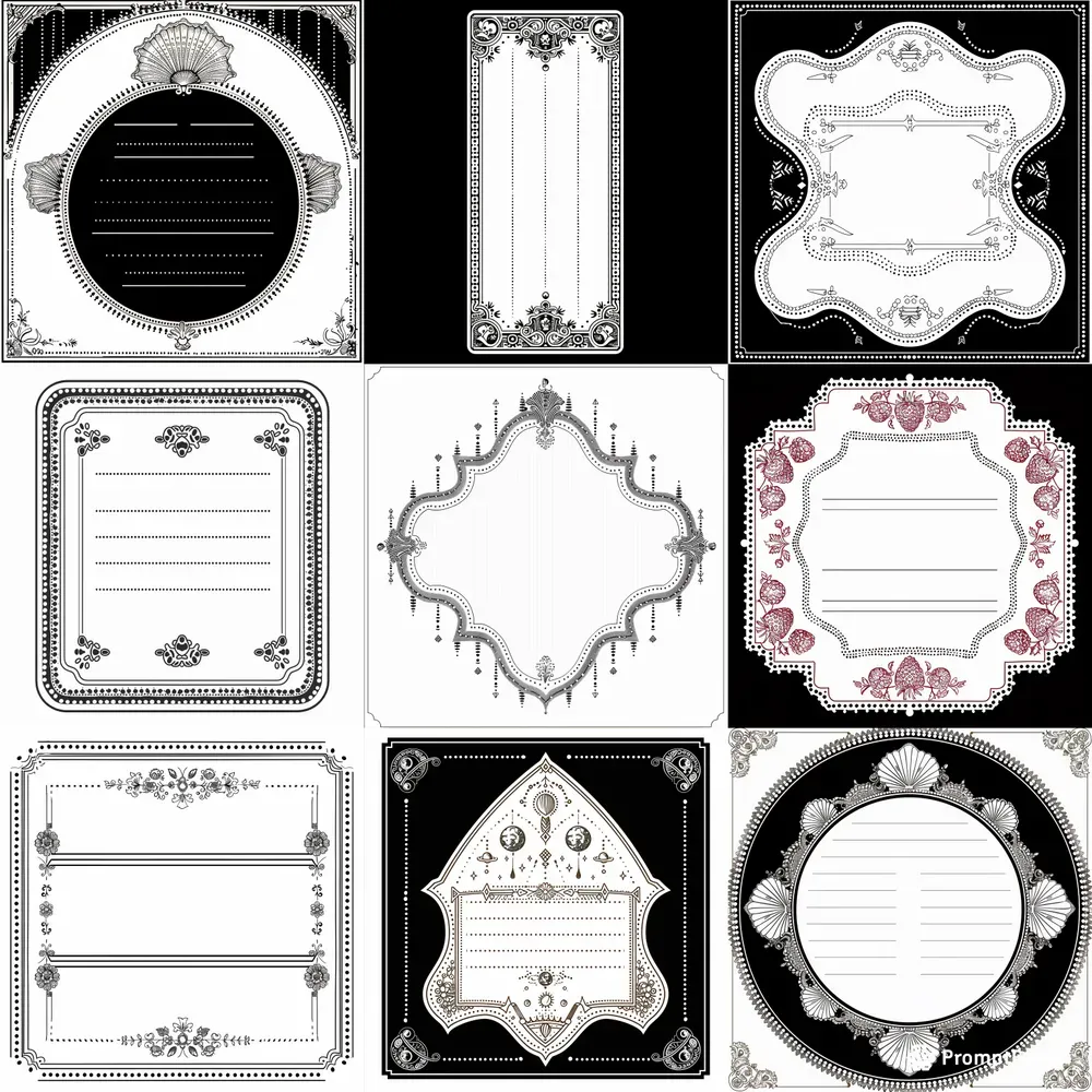 Beautiful Notebook Labels