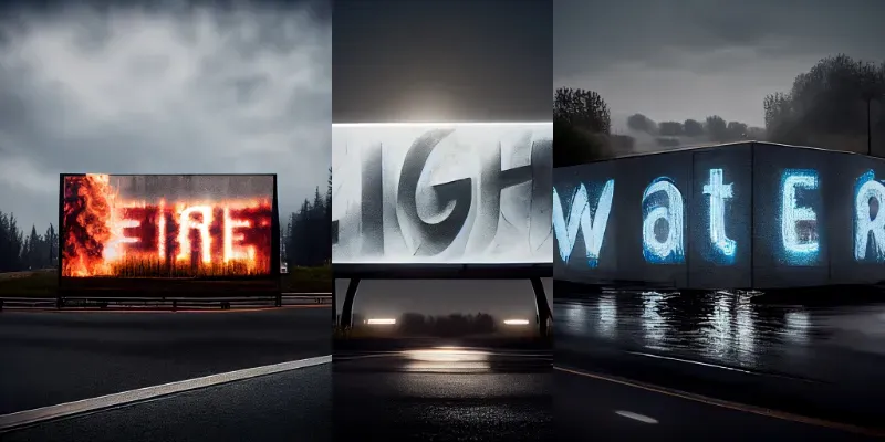 Billboards With Your Text On It generated by undefined