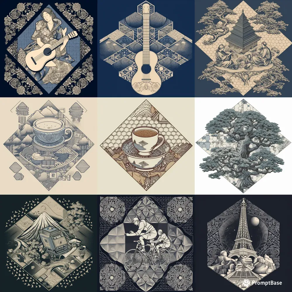 Tshirt Design Tessellations