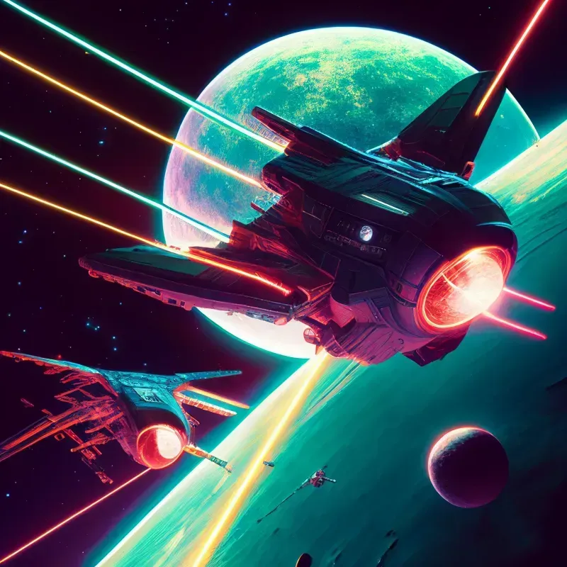 Spaceship Battle Wallpapers