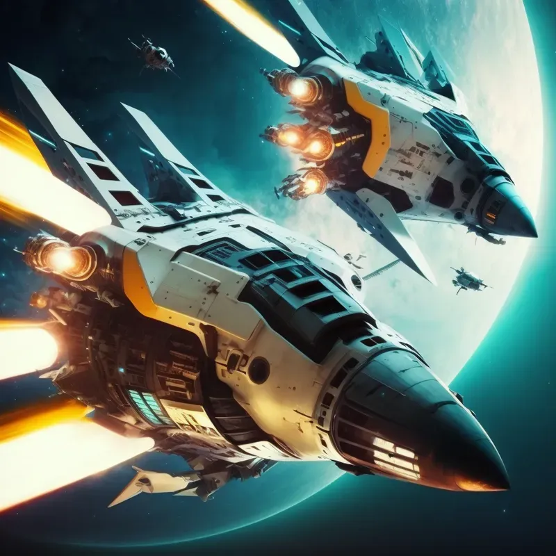 Spaceship Battle Wallpapers