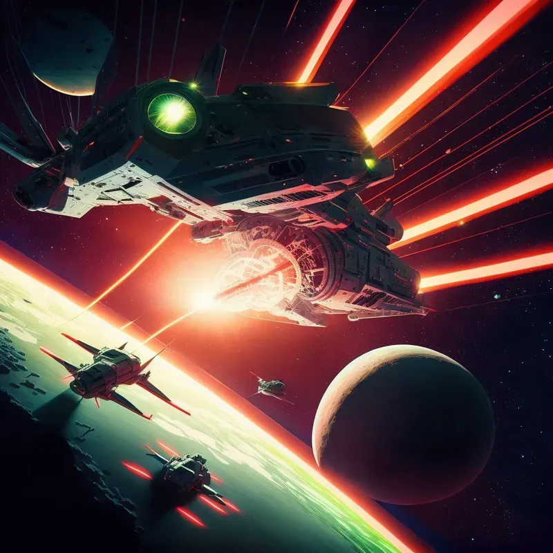 Spaceship Battle Wallpapers