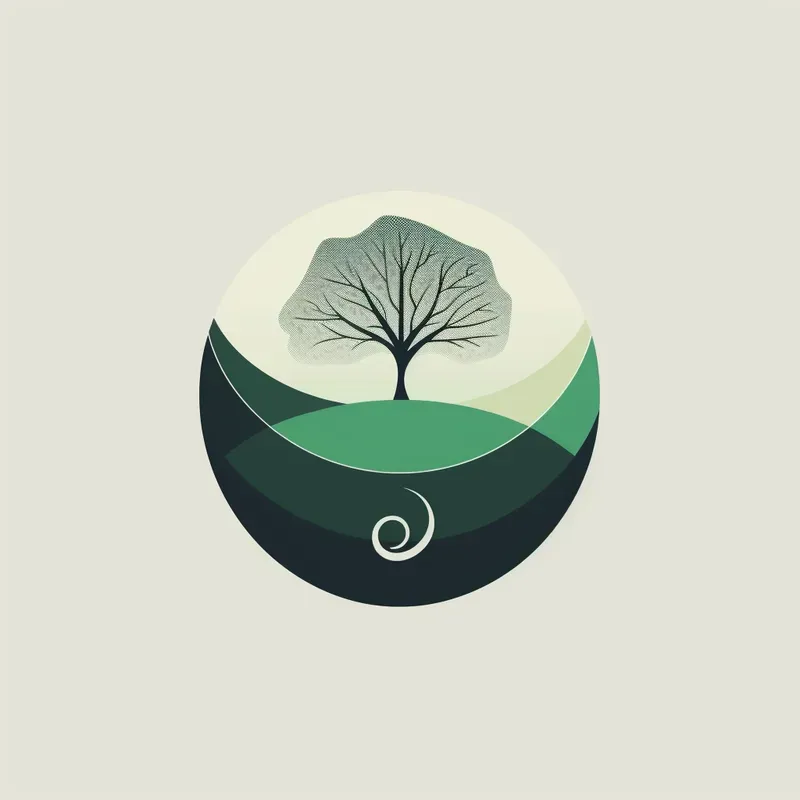 Circular Minimalist Logo Designs