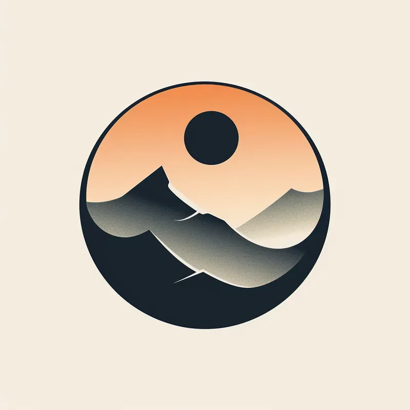 Circular Minimalist Logo Designs