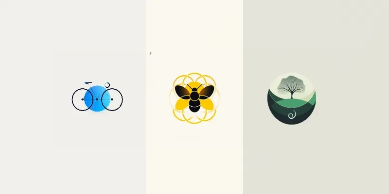 Circular Minimalist Logo Designs generated by undefined