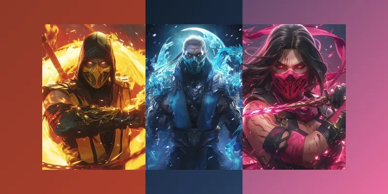 Realistic Niji Mortal Kombat Characters generated by undefined