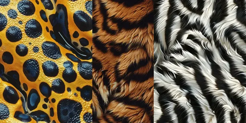 Realistic Animal Skin Pattern Furs generated by undefined