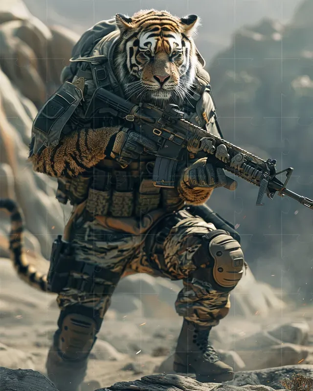 Epic Animals In Tactical Gear