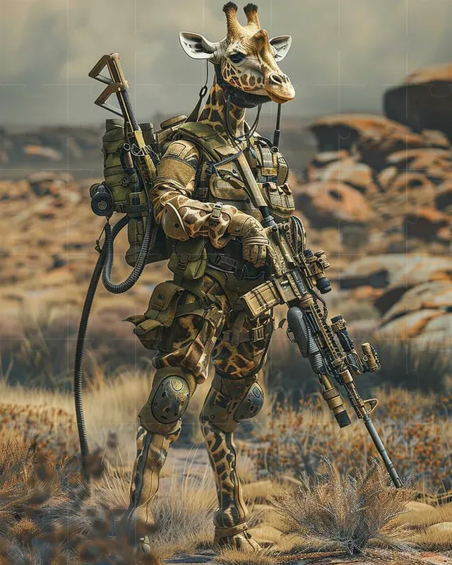 Epic Animals In Tactical Gear