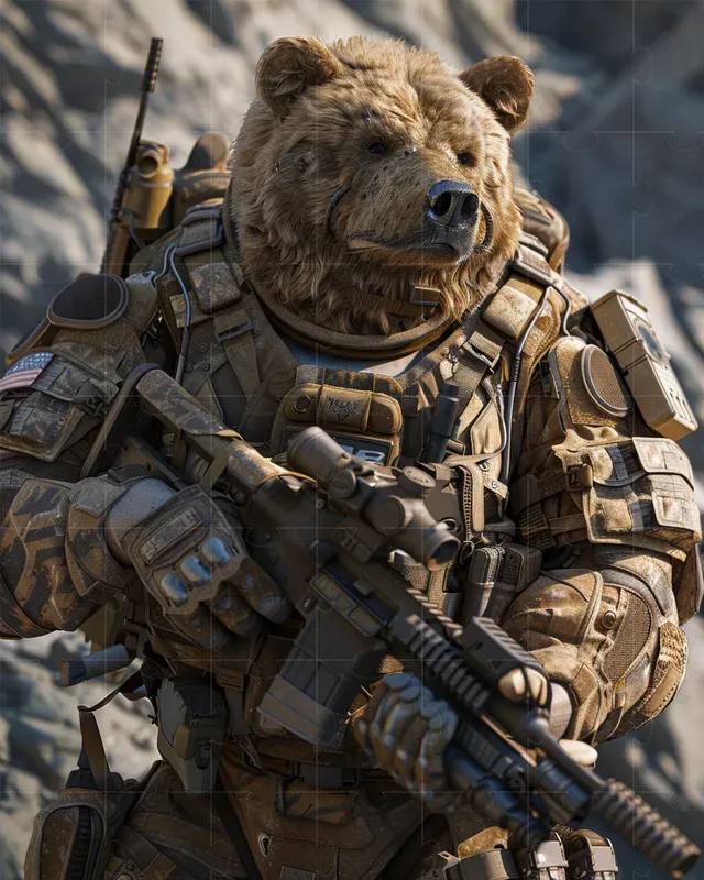 Epic Animals In Tactical Gear