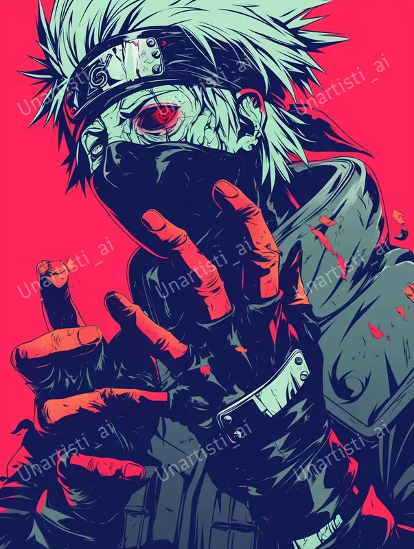 Vector Art Zombies Of Naruto Characters