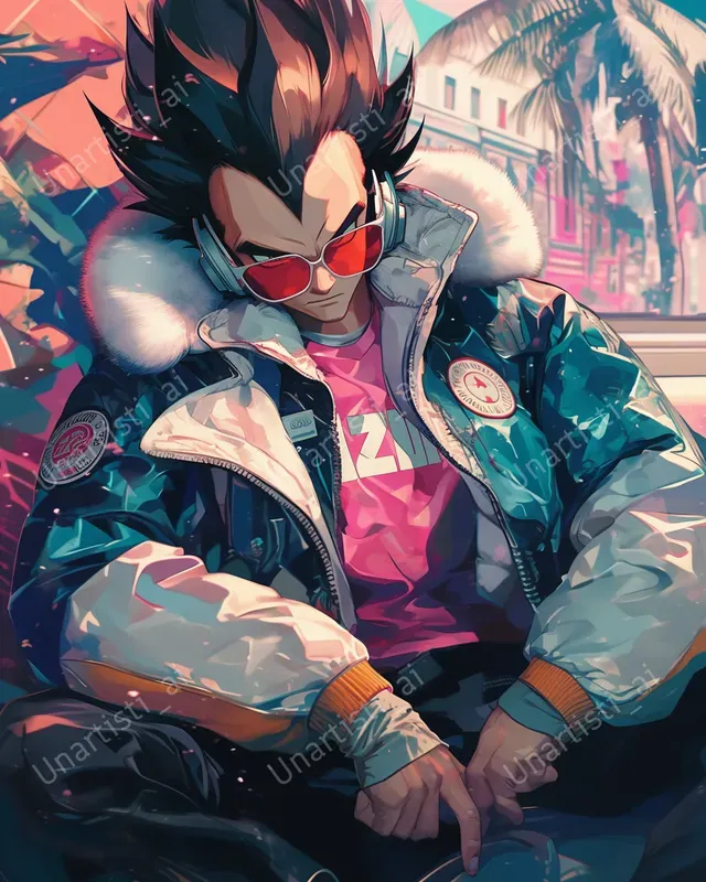 Synthwave Anime Universe Characters