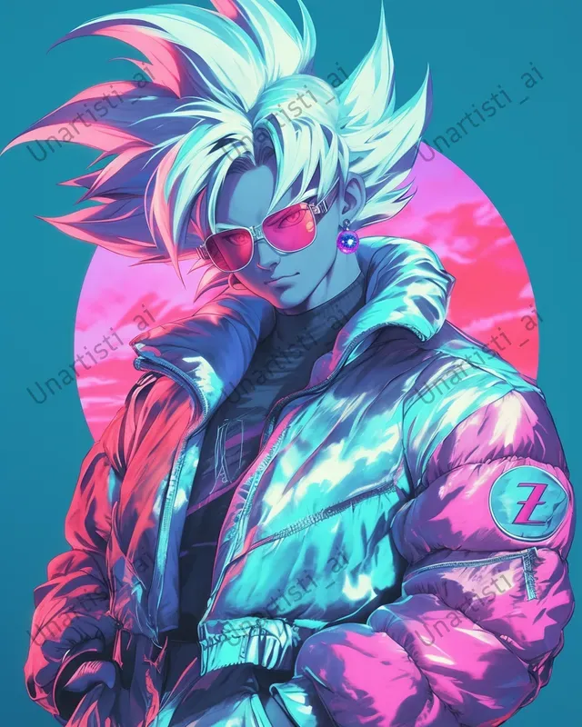 Synthwave Anime Universe Characters