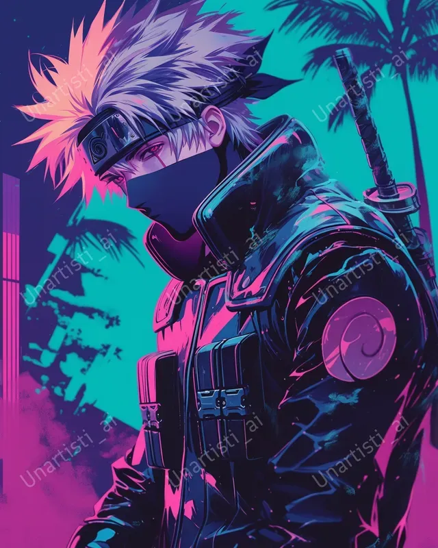 Synthwave Anime Universe Characters