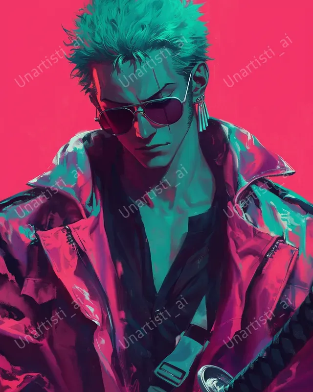 Synthwave Anime Universe Characters