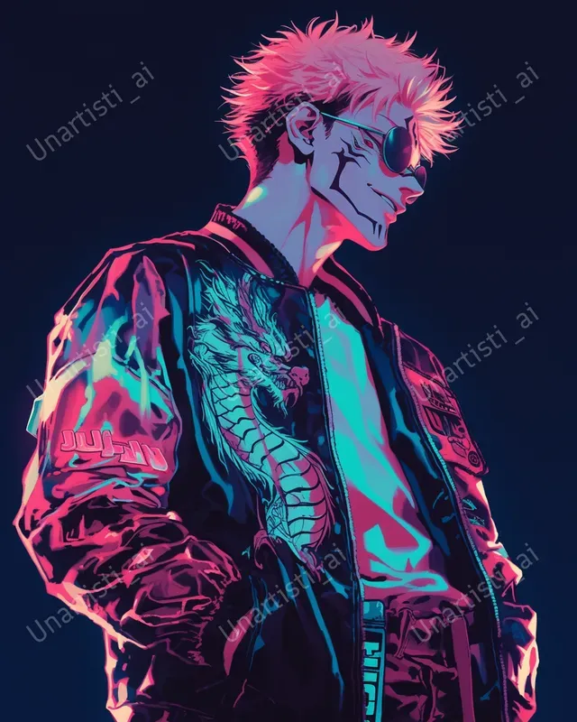 Synthwave Anime Universe Characters