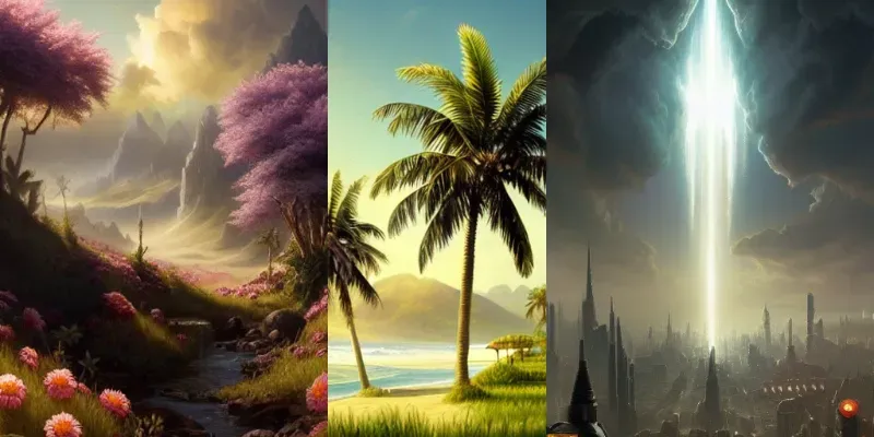 Beautiful Landscapes generated by undefined