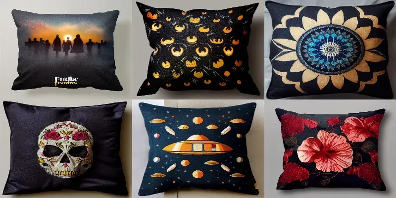 Pillow Design Product Photos generated by undefined