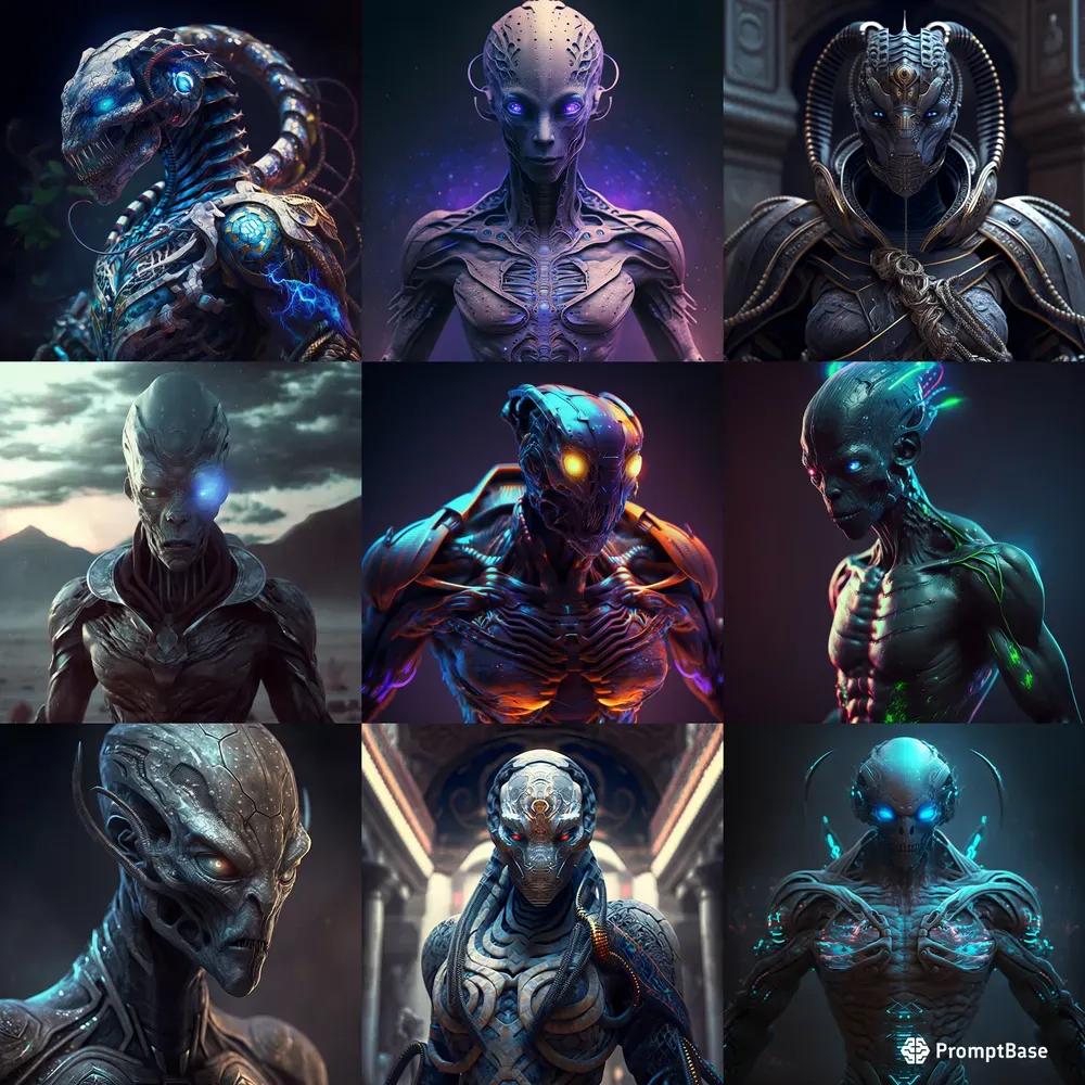 Futuristic Advanced Aliens