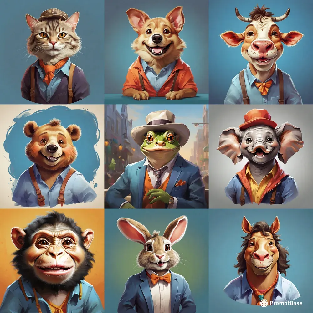 Hilarious Funny Animal Caricatures