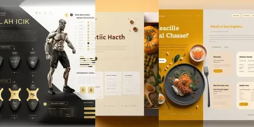 Website Design Mockups generated by midjourney