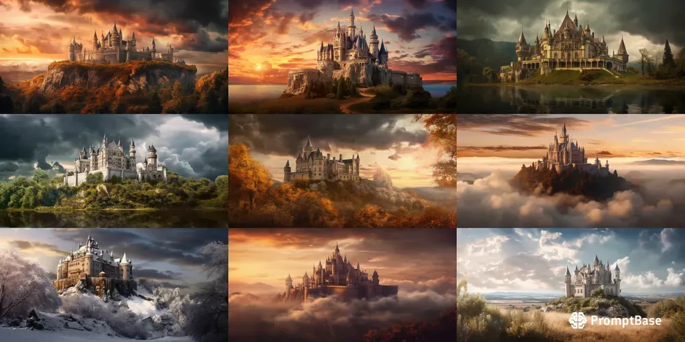 Enchanting Castles Stunning Illustrations