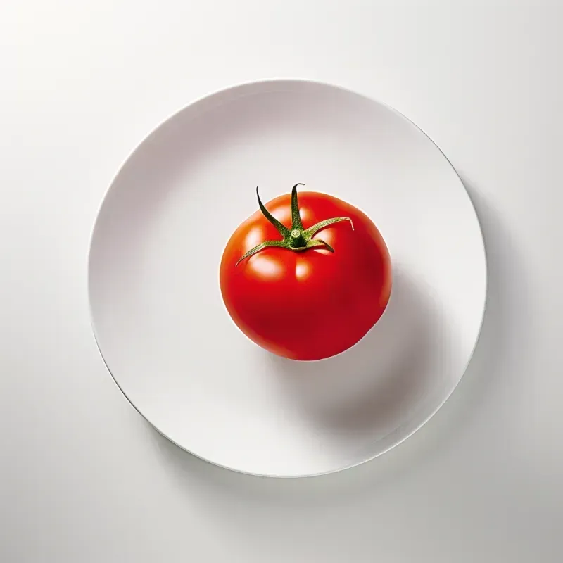 Object On Plate Minimalist